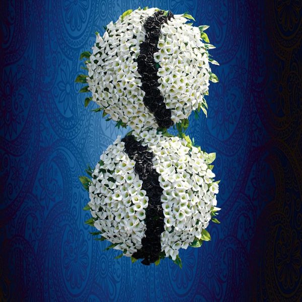 تاج گل دو طبقه کد 104